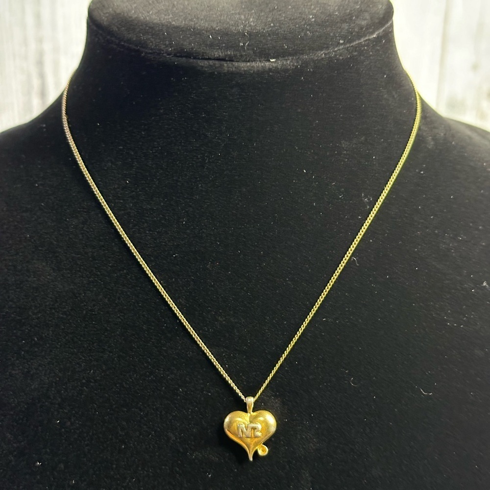 NINA RICCI gold plated heart necklace no.3